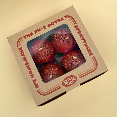 Кутия мини бургери с веджи кюфте (4 бр.)